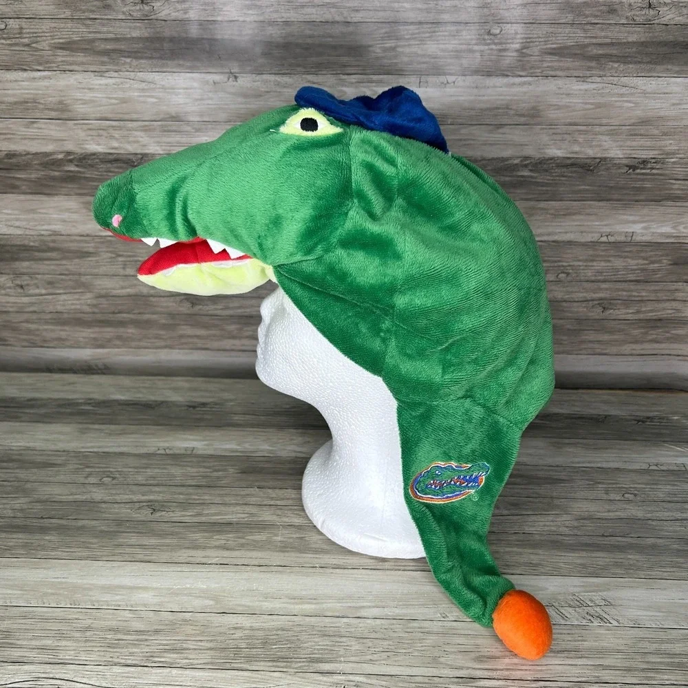 Florida Gators Mascot Head Plush Hat Alligator Cap UF University of Florida